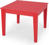 HONEY JOY 64.5 x 64.5 CM Square Kids Table, Weather Resistant Heavy-Duty Toddler Activity Play Table