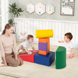 BABY JOY 6PCS Kids Crawl & Climb Foam Play Set