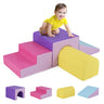 BABY JOY Kids Climb and Crawl Foam Block Play Set, 4-Piece Toddler Soft Building Blocks