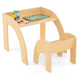 Kids Table and Chair Set Space-saving Activity Desk and Chair Set for Playroom