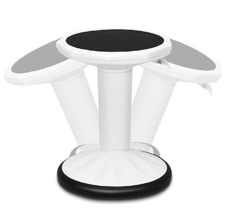 HONEY JOY Ergonomic Wobble Chair with Adjustable Height, Active Learning Stool Sitting Balance Chair for Office/Bar/Home