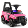 Kids Ride On Police Car 6V Electric Ride-on Vehicle Patrol Car for 18-60 Months