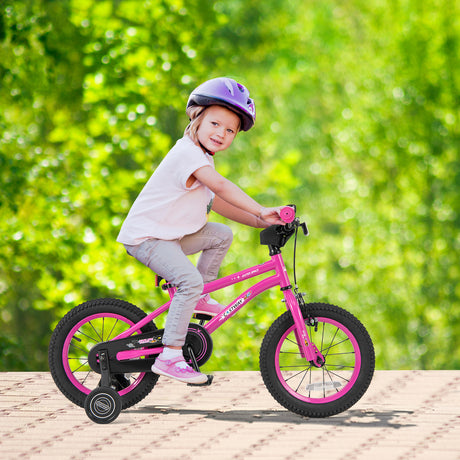 HONEY JOY 14 16 18 Inch Kid’s Bike Bicycle Removable Training Wheels for 3-8 Years