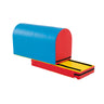 Mailbox Tumbling Aid Trainer, Gymnastics Vaulting Box w/ Detachable Mat