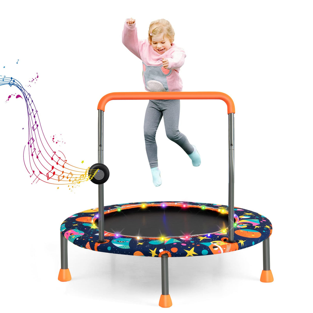 HONEY JOY 36” Mini Trampoline for Kids