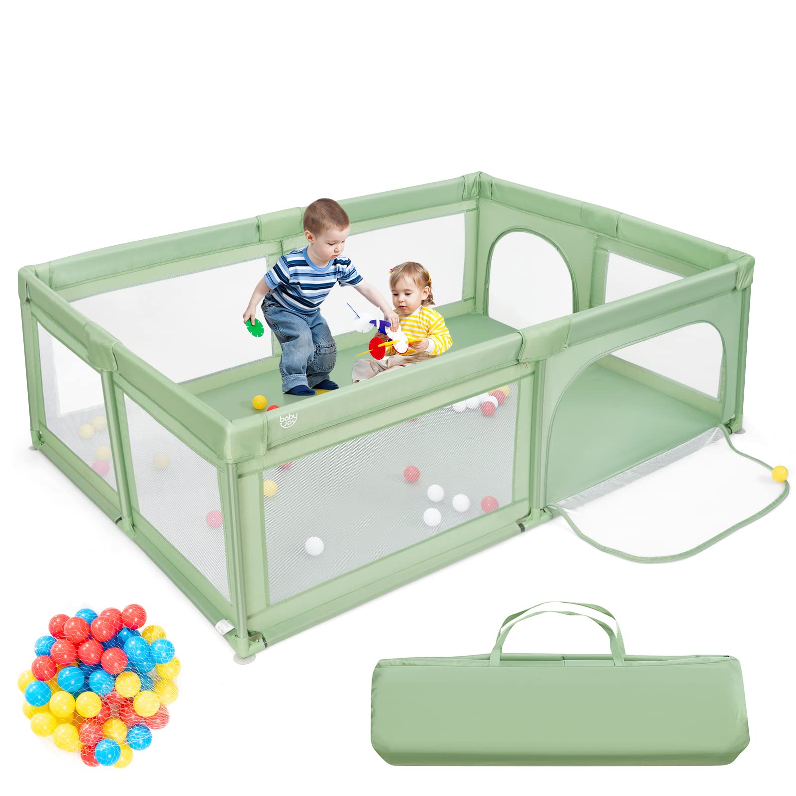 Baby joy baby playpen online