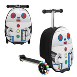 BABY JOY Kids Ride-on Suitcase Scooter