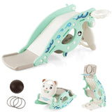 HONEY JOY 4-in-1 Kids Slide Rocking Toy