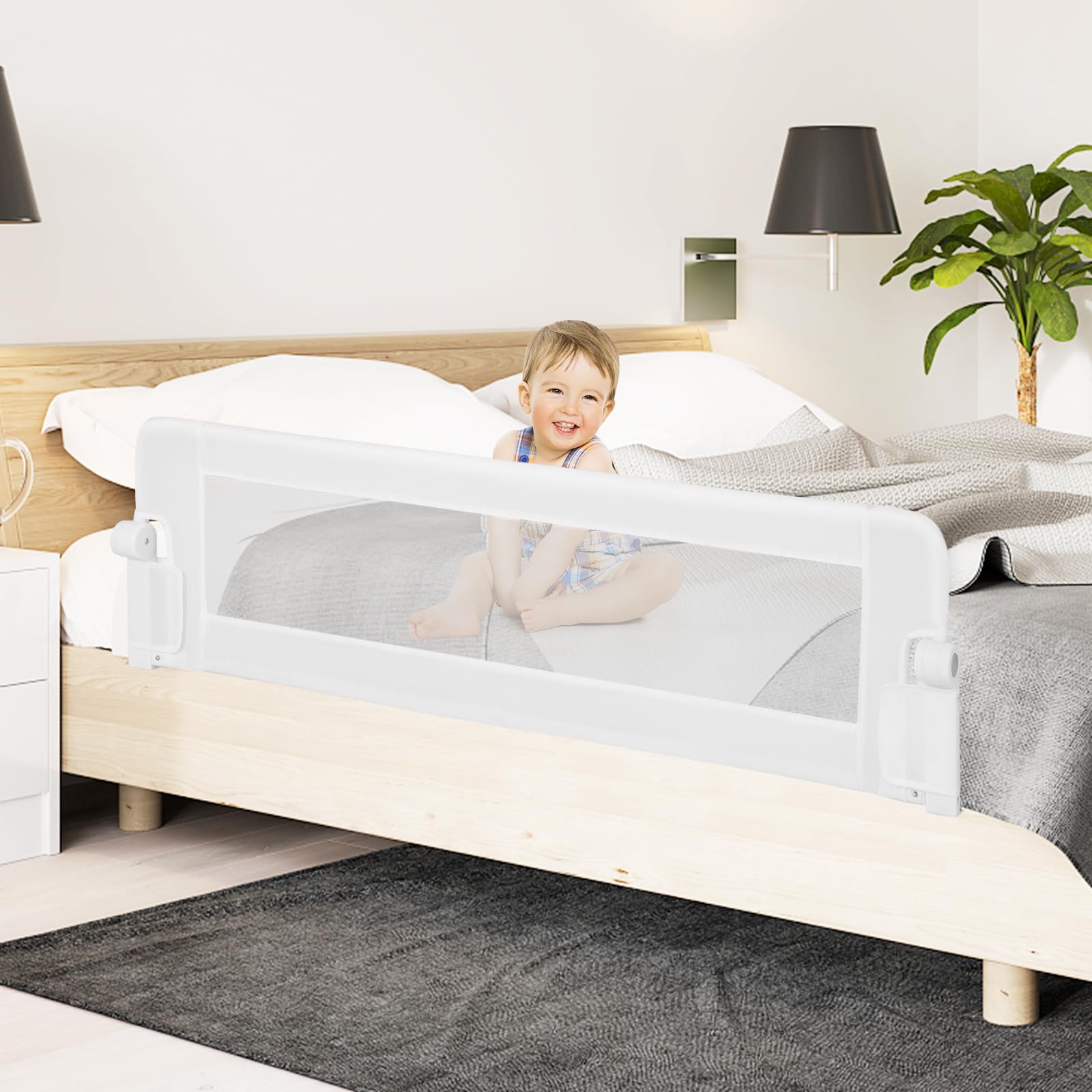 Foldable bed rails for toddlers best sale