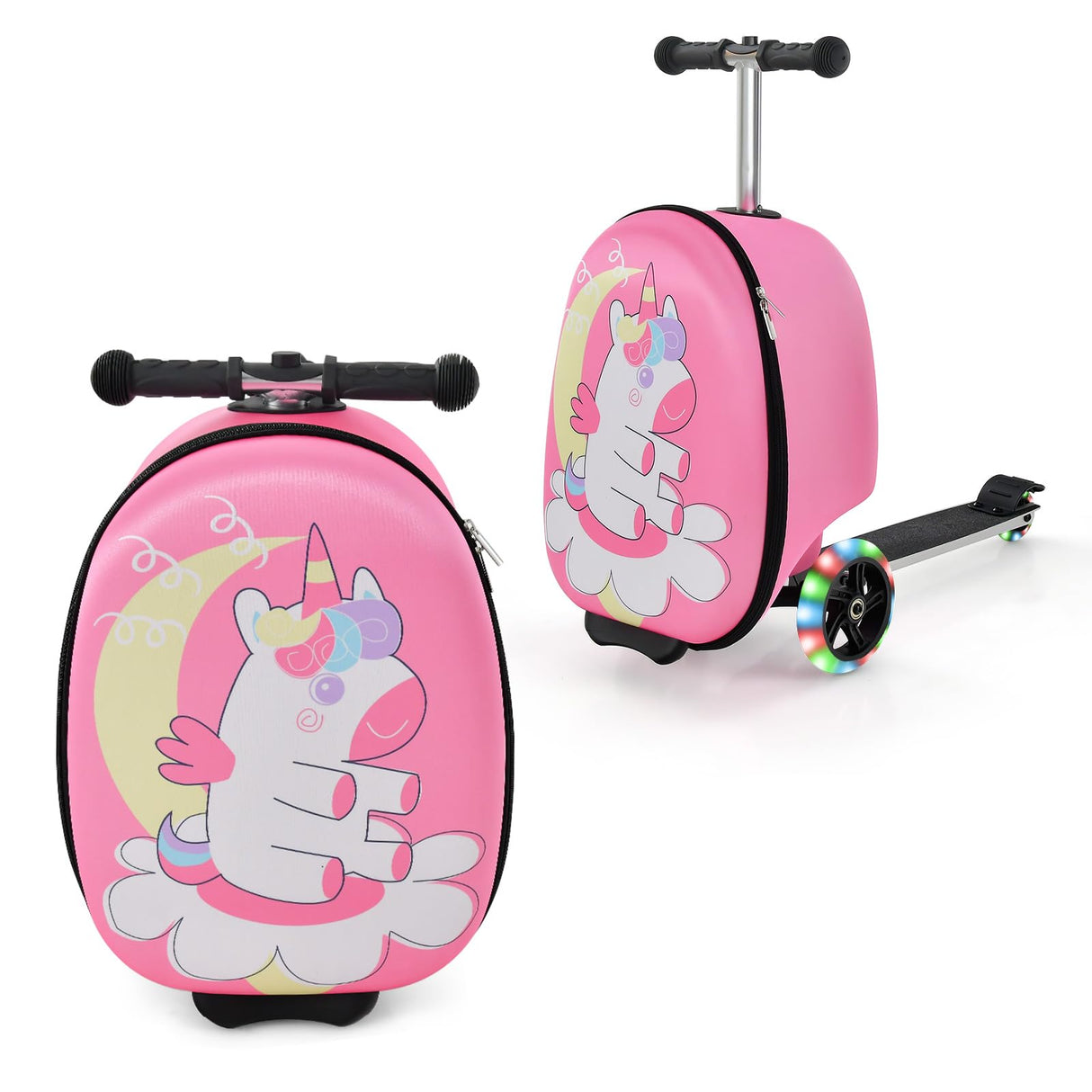 BABY JOY Kids Ride-on Suitcase Scooter