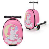 BABY JOY Kids Ride-on Suitcase Scooter