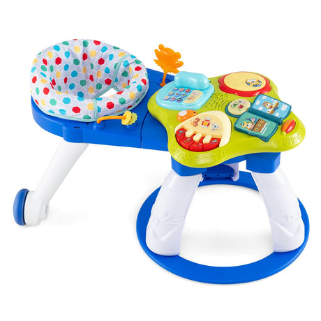 BABY JOY 3 in 1 Baby Stationary Activity Center, Kids Play Table Set w/Educational & Music Function Tabletop