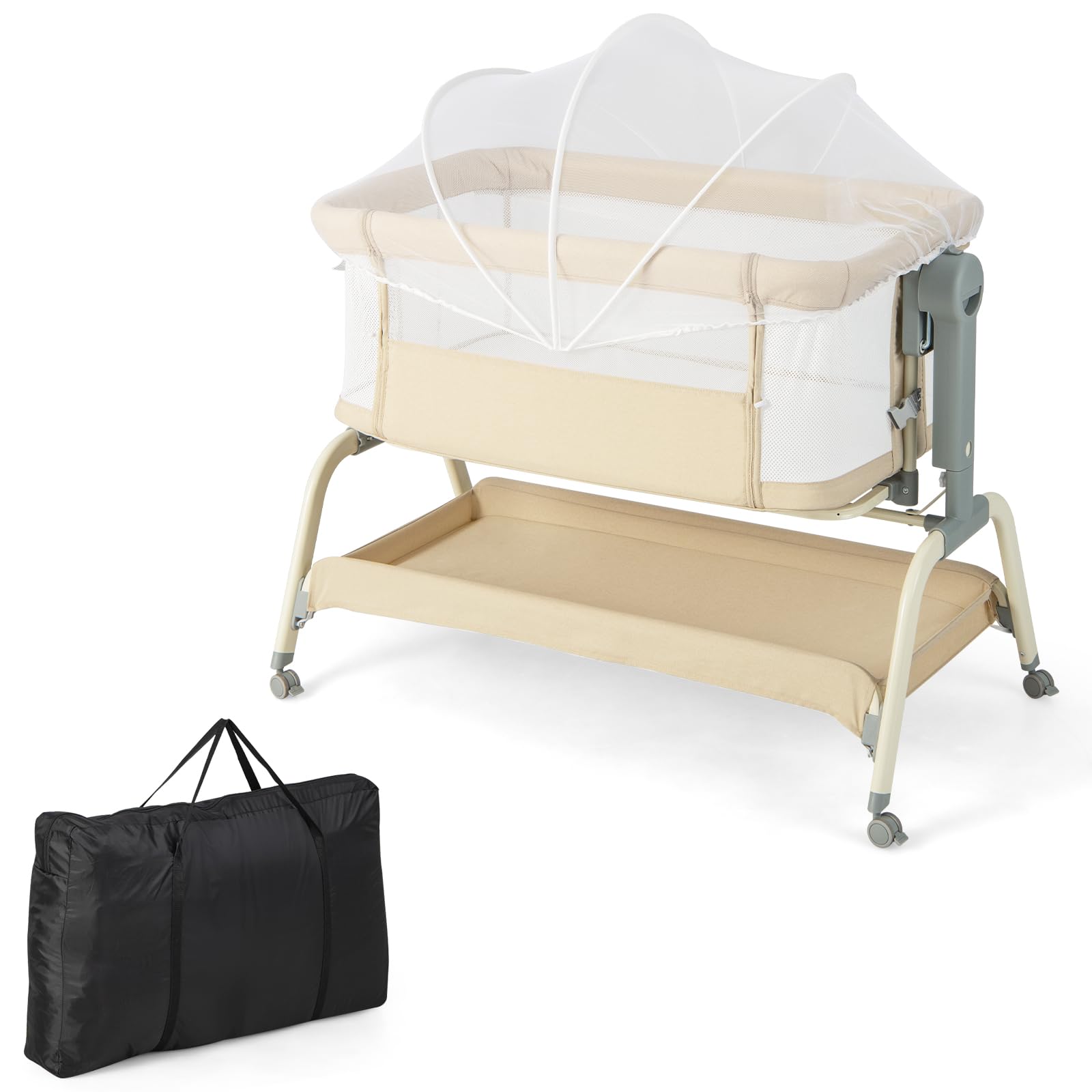 BABY JOY 4 in 1 Baby Bassinet with Mattress Babyjoy