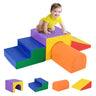 BABY JOY Kids Climb and Crawl Foam Block Play Set, 4-Piece Toddler Soft Building Blocks