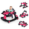 BABY JOY 4-in-1 Baby Walker, Foldable Activity Car Baby Walker