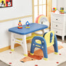 HONEY JOY Kids Table and Chair Set, Kids Activity Table w/Cute Dinosaur Shape Chair