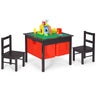 HONEY JOY 2-in-1 Kids Activity Table & Chair Set with Storage