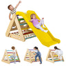 HONEY JOY Kids Triangle Climber with Ramp