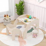 Kids Table and Chair Set Space-saving Activity Desk and Chair Set for Playroom