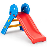 Kids Foldable Slide Toddler Freestanding Slide Toy W/Guardrails Max. Load 50 KG