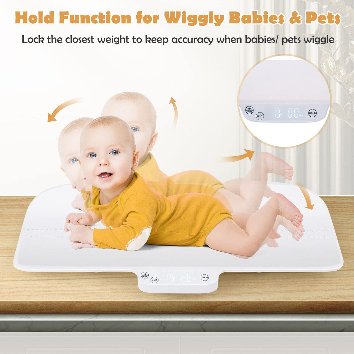 BABY JOY Baby Scale, Pet Scale w/Smart APP Control