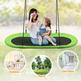 HONEY JOY 150CM/60'' Giant Platform Saucer Tree Swing Set, 300KG Weight Capacity