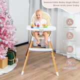 BABY JOY Convertible Baby Highchair