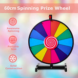 HONEY JOY 24" Tabletop Spinning Prize Wheel