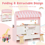 HONEY JOY 2 in 1 Kids Kitchen & Restaurant