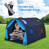 HONEY JOY Kids Play Tent, Portable Bed Tent for Children w/Double Mesh Curtain, Carrying Bag