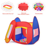 BABY JOY Kids Play House, Children Pop Up Toys Play Tent with 100 Ocean Balls & Carry Bag