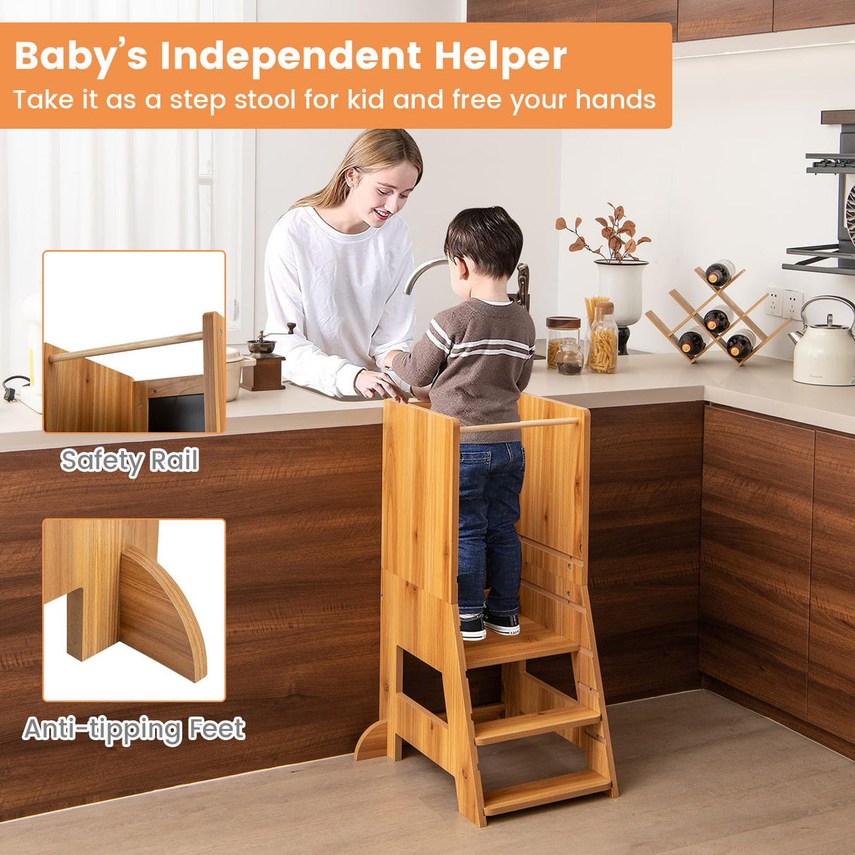 BABY JOY Toddler Standing Tower