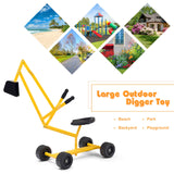 BABY JOY Kids Ride-on Sand Digger with Wheels