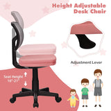 Kids Swivel Desk Computer Chair Home Office Adjustable Children Mesh Study Chair