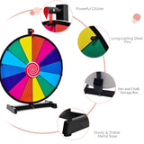 HONEY JOY 18" Tabletop Spinning Prize Wheel