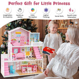 HOENY Joy Kids Wooden Dollhouse