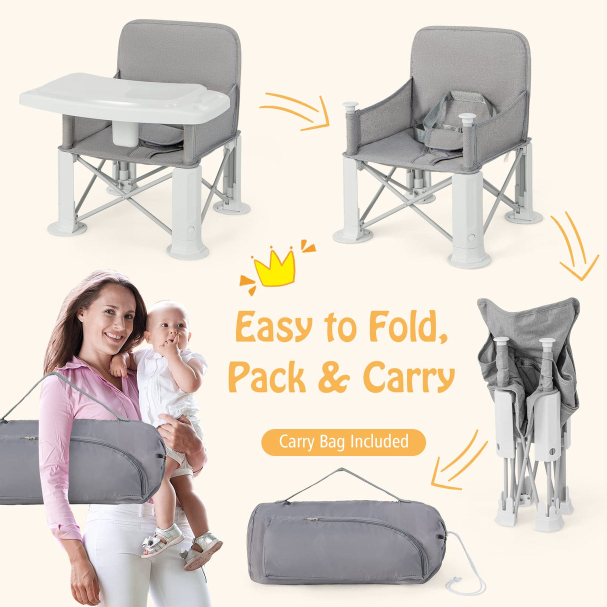 BABY JOY Baby Travel Booster Seat