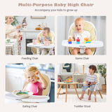 BABY JOY Convertible Baby Highchair