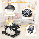 BABY JOY 4-in-1 Baby Walker, Foldable Activity Car Baby Walker