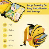 BABY JOY 2 PCS Kids Luggage Set, 18" Hard Shell Suitcase & 12" Travel Backpack