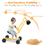 BABY JOY Kids Ride-on Sand Digger with Wheels