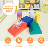 BABY JOY 6PCS Kids Crawl & Climb Foam Play Set