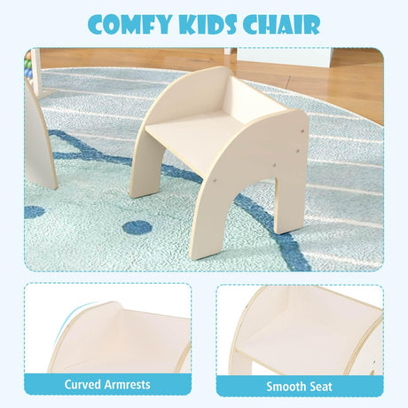 Kids Table and Chair Set Space-saving Activity Desk and Chair Set for Playroom