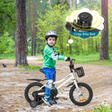 HONEY JOY 14 16 Inch Kids Bike, Toddler Bike with Training Wheels, Adjustable Seat & Handlebar, Basket