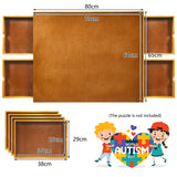 HONEY JOY 1500 PCS Wooden Puzzle Table