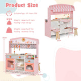 HONEY JOY 2 in 1 Kids Kitchen & Restaurant