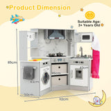 HONEY JOY Wooden Kids Play Kitchen