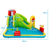 HONEY JOY Inflatable Water Slide, 7-in-1 Giant Water Slide Bouncer Park