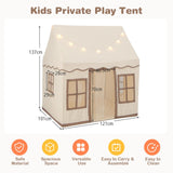 HONEY JOY Kids Play Tent, Toddler Large Playhouse w/Star String Lights