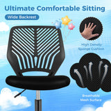 BABY JOY Height-Adjustable Ergonomic Kids Desk Chair, Kids Mesh Computer Chair